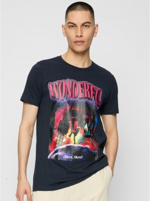 Тениска Wonderful Tee navy XS