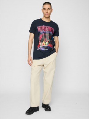 Тениска Wonderful Tee navy XS