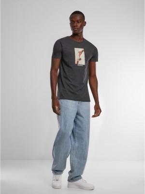 Тениска God Given Pizza Tee charcoal XXL Тениска God Given Pizza Tee charcoal XXL