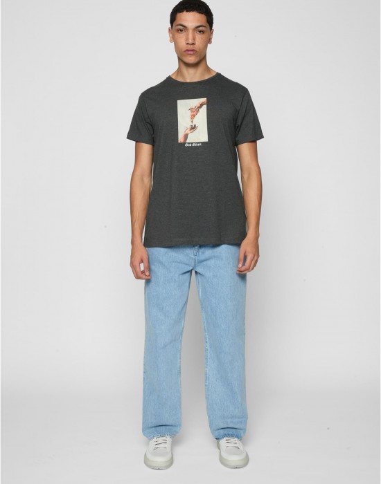 Тениска God Given Pizza Tee charcoal XXL