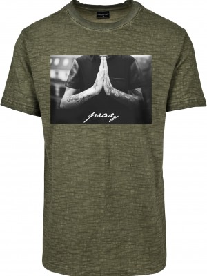 Тениска Pray Tee olive XXL Тениска Pray Tee olive XXL