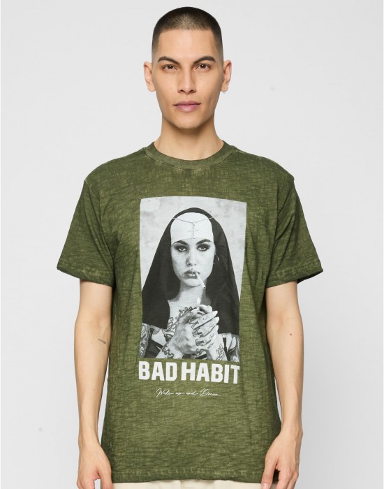 Тениска Bad Habit Tee olive XXL Тениска Bad Habit Tee olive XXL