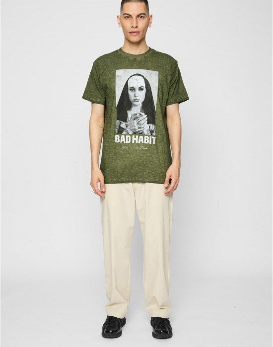 Тениска Bad Habit Tee olive XXL Тениска Bad Habit Tee olive XXL