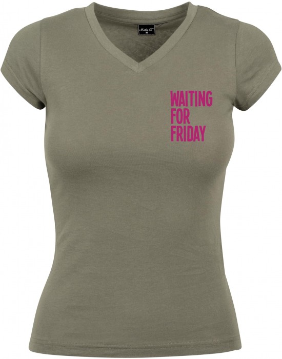 Тениска Ladies Waiting For Friday Box Tee olive XS
