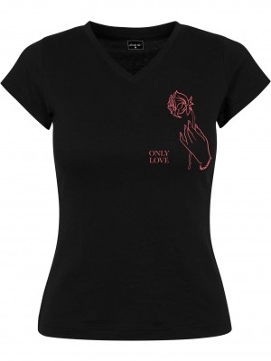 Тениска Ladies Only Love Tee black XS
