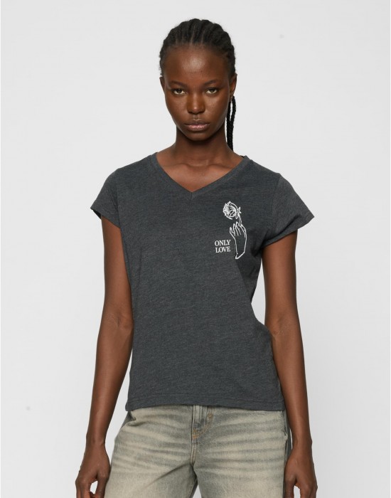 Тениска Ladies Only Love Tee charcoal XS