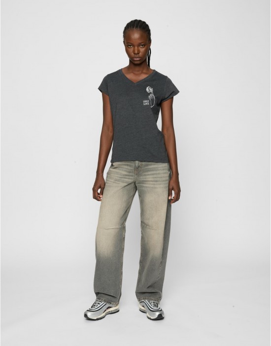 Тениска Ladies Only Love Tee charcoal XS