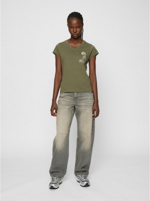 Тениска Ladies Only Love Tee olive XS