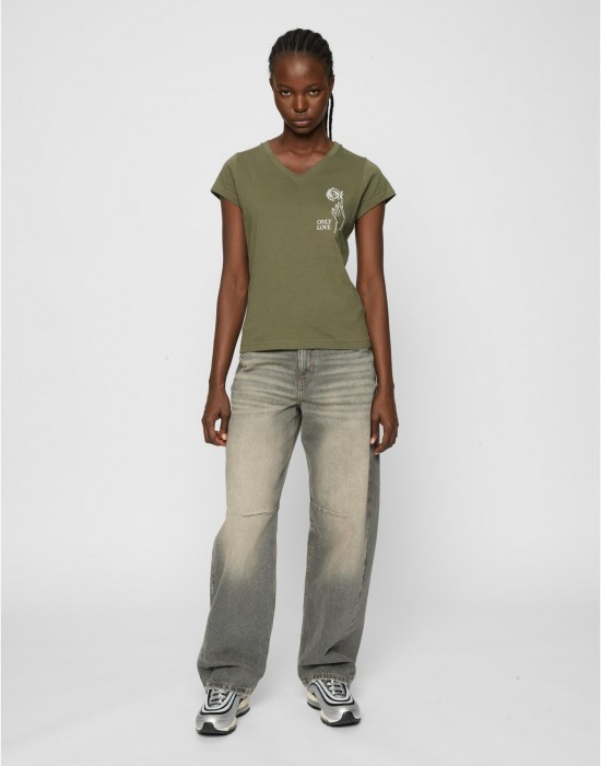 Тениска Ladies Only Love Tee olive XS