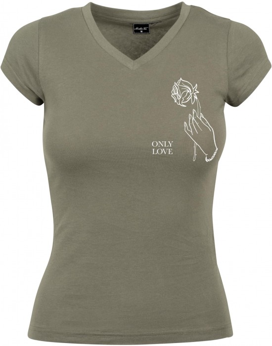 Тениска Ladies Only Love Tee olive XS