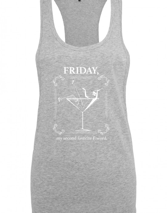 Тениска Ladies F-Word Tee heather grey XS