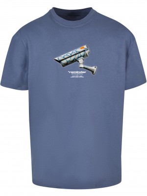 Тениска CCTV Oversize Tee vintageblue XXL
