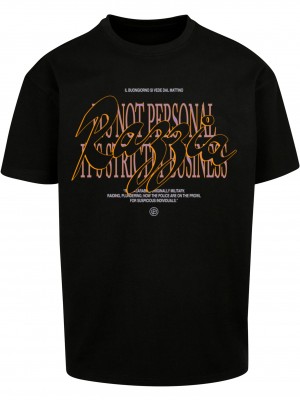 Тениска Razzia Oversize Tee black XXL