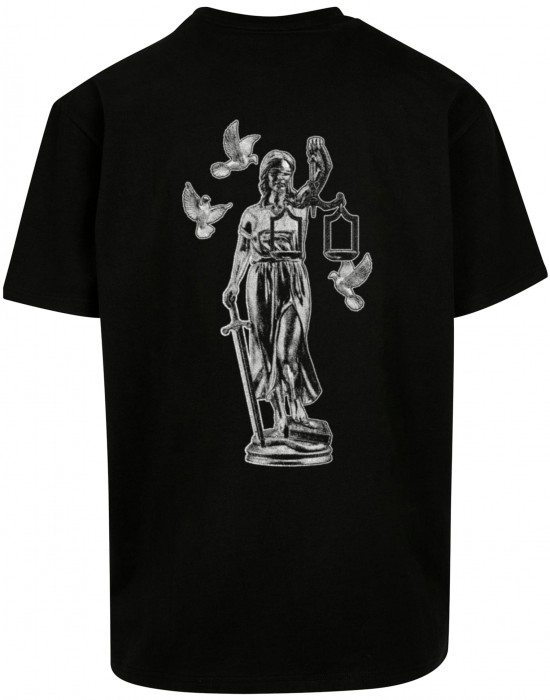 Тениска Justice Oversize Tee Black XXL