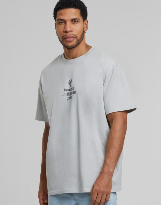 Тениска Justice Oversize Tee lightasphalt XXL