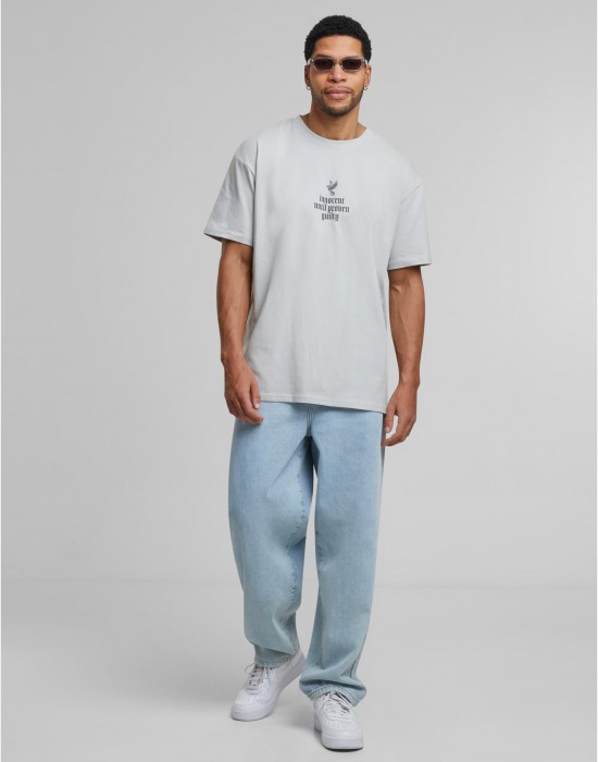 Тениска Justice Oversize Tee lightasphalt XXL