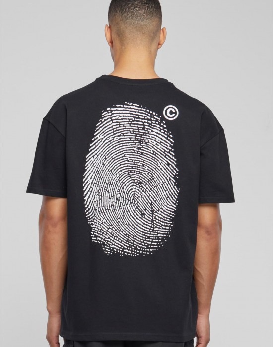 Тениска Fingerprint Oversize Tee black XXL