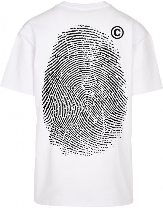 Тениска Fingerprint Oversize Tee white XXL