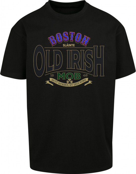 Тениска Old Irish Mob Oversize Tee black XXL