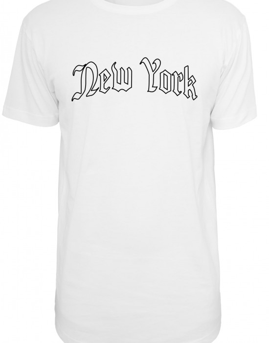 Тениска New York Wording Tee white XL