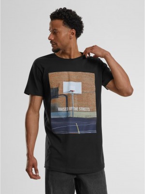 Тениска Raised By The Streets Tee black XL
