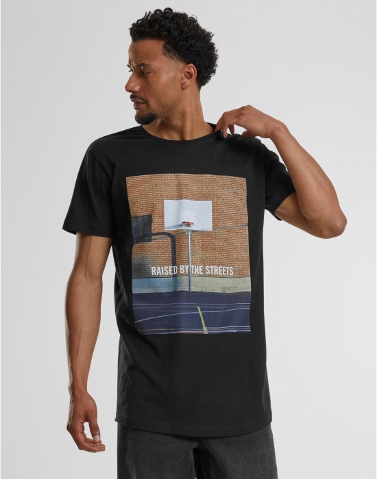 Тениска Raised By The Streets Tee black XL