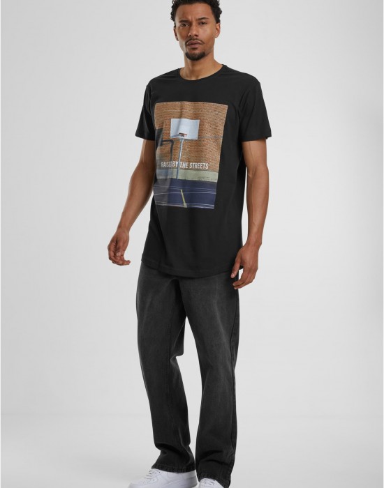 Тениска Raised By The Streets Tee black XL