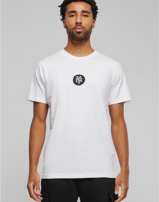 Тениска NY Patch Tee white XXL