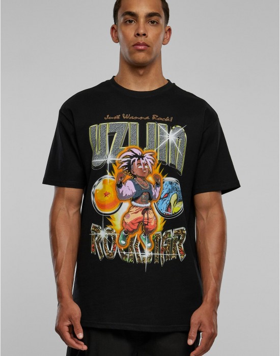 Тениска UZIJIN Heavy Oversize Tee black XXL