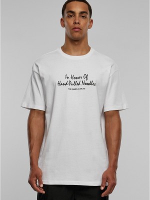 Тениска Ramen Club Heavy Oversize Tee white XXL