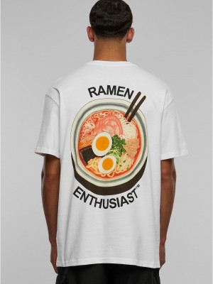 Тениска Ramen Club Heavy Oversize Tee white XXL
