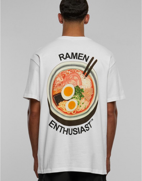 Тениска Ramen Club Heavy Oversize Tee white XXL