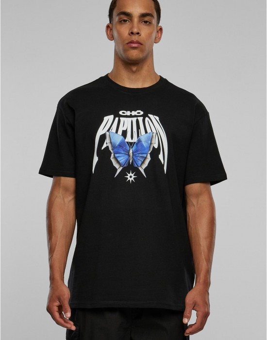 Тениска Origami Tee black XXL