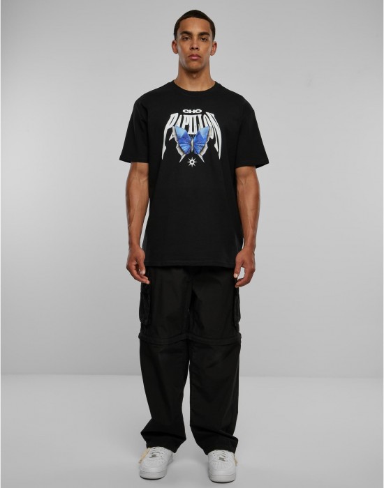 Тениска Origami Tee black XXL