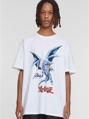 Тениска Yu-Ghi-Oh Blue Eyes White Dragon Heavy Oversize Tee white XXL