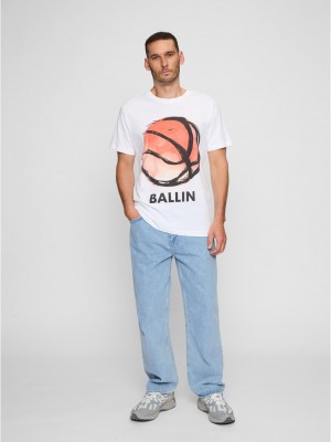 Тениска Ball Tee white XXL