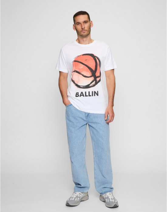 Тениска Ball Tee white XXL