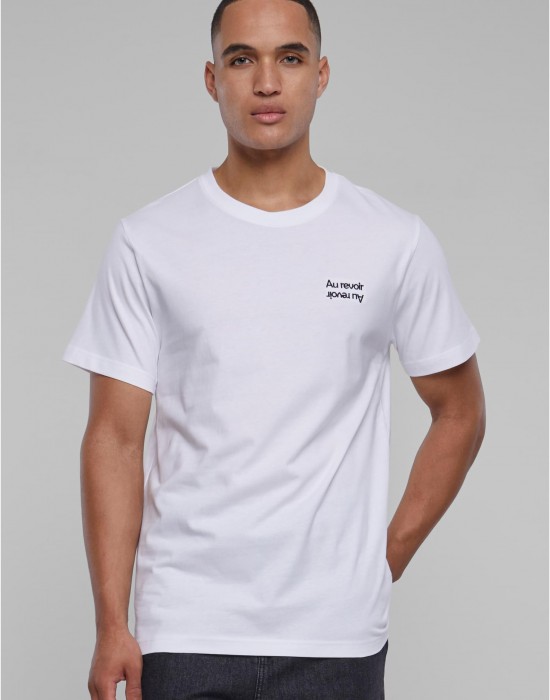 Тениска Au Revoir Tee EMB white XXL
