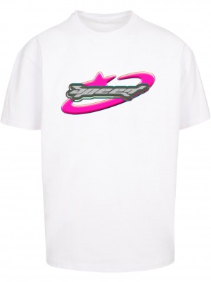 Тениска Speed Logo Tee white XXL