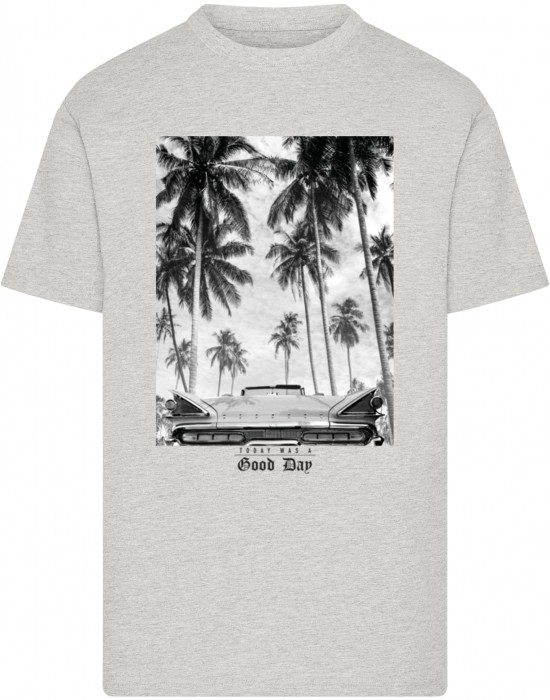 Тениска Today Was A Good Day Tee heather grey XXL Тениска Today Was A Good Day Tee heather grey XXL