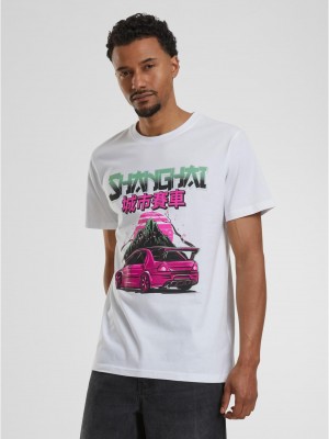 Тениска Shanghai Racing Tee white XXL Тениска Shanghai Racing Tee white XXL