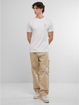 Тениска Skull One Line Tee white XXL Тениска Skull One Line Tee white XXL