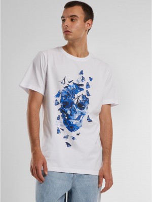 Тениска Butterfly Skull Tee white XXL Тениска Butterfly Skull Tee white XXL
