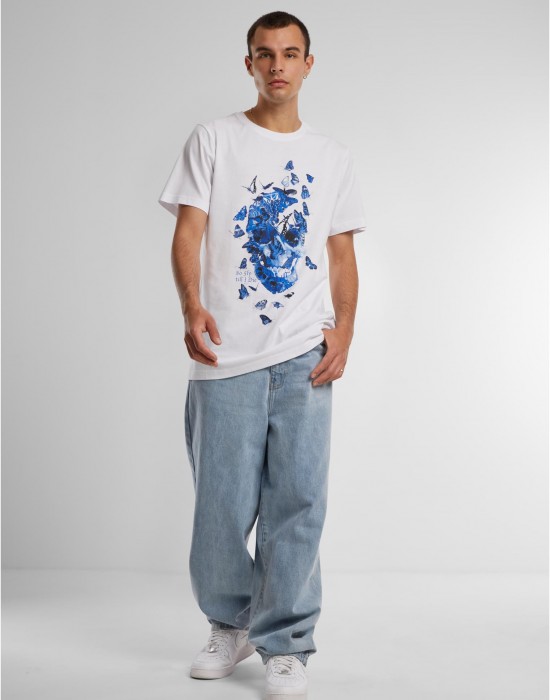 Тениска Butterfly Skull Tee white XXL Тениска Butterfly Skull Tee white XXL