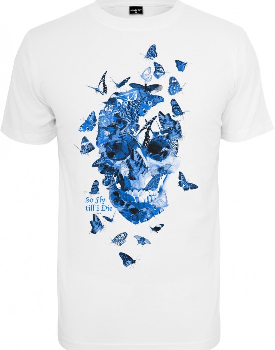 Тениска Butterfly Skull Tee white XXL Тениска Butterfly Skull Tee white XXL