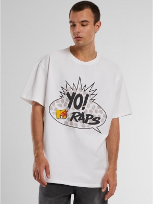 Тениска MTV Yo! Oversize Tee white XXL Тениска MTV Yo! Oversize Tee white XXL