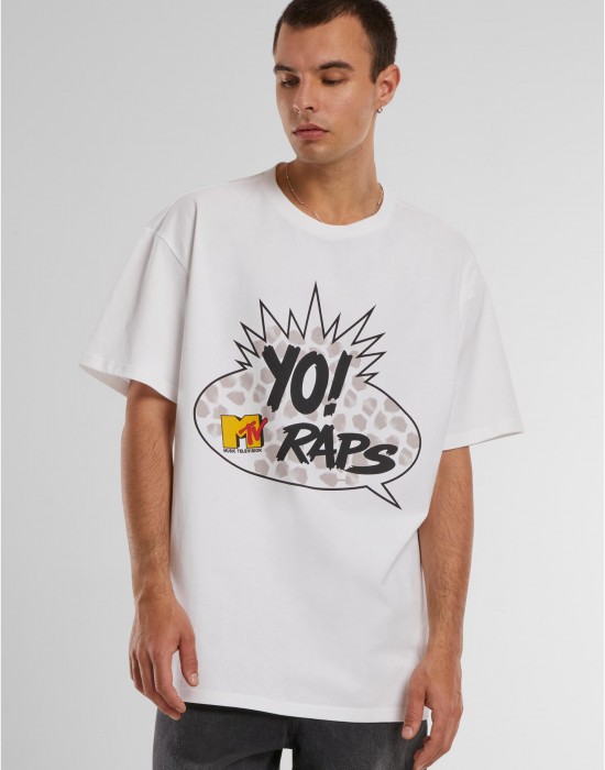 Тениска MTV Yo! Oversize Tee white XXL Тениска MTV Yo! Oversize Tee white XXL