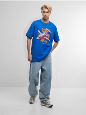 Тениска Up to the Sky Oversize Tee cobalt blue XXL Тениска Up to the Sky Oversize Tee cobalt blue XXL