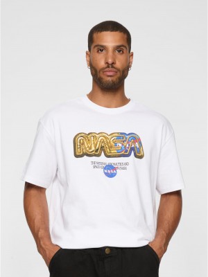 Тениска Nasa HQ Oversize Tee white XXL Тениска Nasa HQ Oversize Tee white XXL