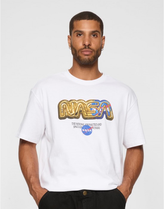 Тениска Nasa HQ Oversize Tee white XXL Тениска Nasa HQ Oversize Tee white XXL